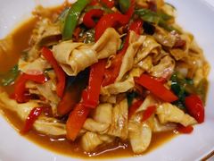 火腿炒农家豆腐皮-辣公子·千岛湖私房菜(滨江店)