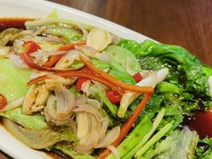 豆豉鲮鱼油麦菜-千日贺茶餐厅(高新万达店)