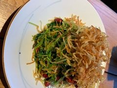 巧拌豆苗-四季民福烤鸭店(前门廊房二条店)