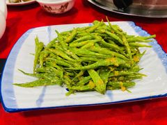 咸蛋黄四季豆-王城醋血鸭老店
