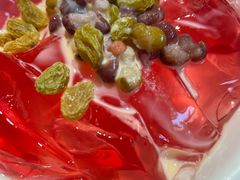 红火龙果作的冰粉-去华哥家·酸菜鱼·锅气小炒(江泰路地铁站店)