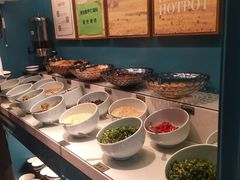 自助调料区-五星桥原切肥牛火锅·30年专注好牛肉(湖塘店)