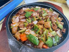 铁板辣肥肠-故乡明太鱼屋(航北路店)