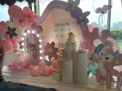 -11 Baby百日宴生日气球创意布置