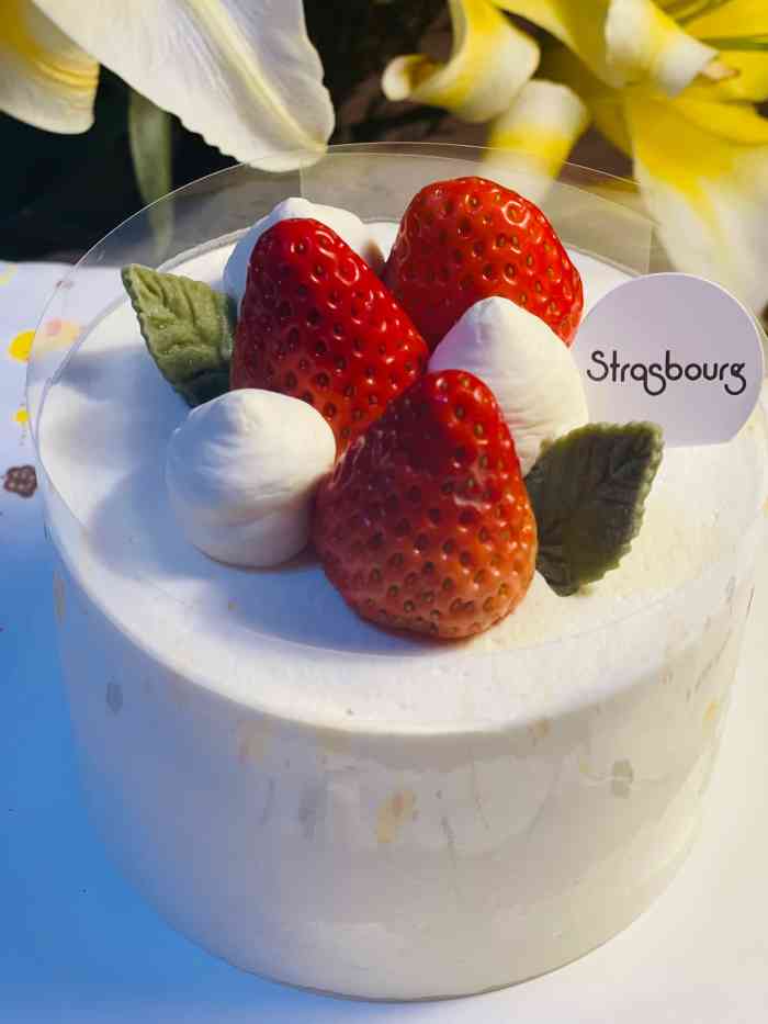 strasbourg思特堡日式蛋糕(skp店)-"06生日那天定的这个蛋糕 海底捞