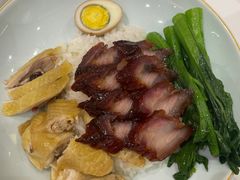 白切鸡拼叉烧饭-粤小馆(天安云谷店)