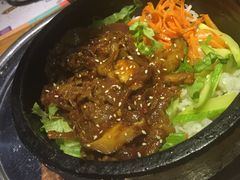 麻辣肥牛石锅拌饭-老炉家木炭烤肉(长江国际店)