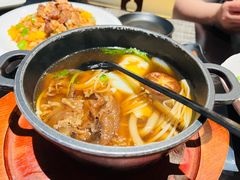牛肉温泉蛋乌冬面-山上下日本料理(万象城店)