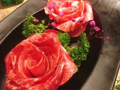 玫瑰雪花牛舌-捞王锅物料理(四川北路店)