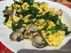 小葱扇贝炒鸡蛋-富城特色菜馆(华南小区店)