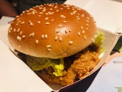 香辣鸡腿堡ST-肯德基(新塘乐购店)