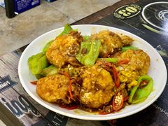 虎皮尖椒荷包蛋-文杰餐馆(南洪时尚风情街店)