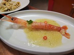 椴树雪蜜腌大虾-喜鼎海胆水饺(朝阳区三里屯太古里北区店)