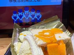 冰冻芒果牛乳千层配冰淇淋-寿司郎(皇庭广场店)