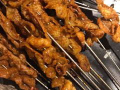 香烤鸡皮-六福烧烤酒馆(秦隆步行街店)