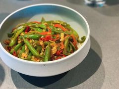 豆角丝炒肉拌转百刀-日上三甘(三里屯店)