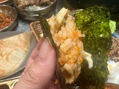 海苔包蟹饭-草家酱蟹炭火烤肉店(珲春南路一店)