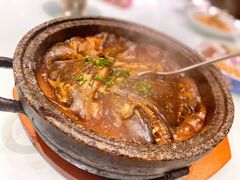砂锅蝶鱼头-新海渔港·胶东海鲜家常菜·家宴(奥体中心店)