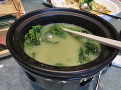 鸡汤浸桑芽苗-寻味顺德·珍之宝酒楼(银钻店)