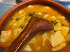 咸蛋黄虾仁豆腐-兰菊私厨