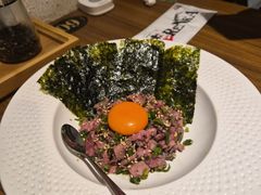 生拌牛肉-炼火烤肉店