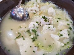 虾仁老豆腐炖时蔬-邢家锅贴老店·非遗·开封菜(金明广场店)