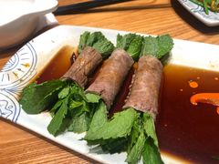 薄荷牛肉卷-云海肴云南菜·蒸汽石锅鱼(北京良乡华冠店)