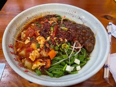 特色三合一-手擀菠菜面(西康路店)