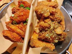 炸鸡翅一半一半-富乐满韩国正宗炸鸡韩国料理(虹泉路店)