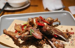 Hand-Torn Roasted Lamb Ribs