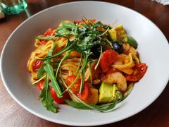 菠菜香肠意面-VESH COFFEE(定西路店)