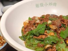 菜籽油炒超级小炒肉-老湘村·湖南土菜(天河维多利店)