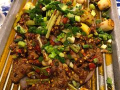 葱椒爆牛肉-绿茶餐厅(布吉万象汇店)