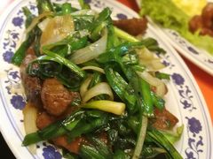 韭菜炒猪肝-拉面莊夢語＆中华料理八椿