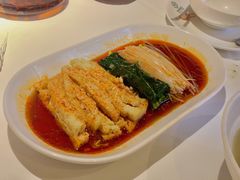 菠菜豆芽拌面筋-西域阿里马新疆菜·清真(桂花路店)