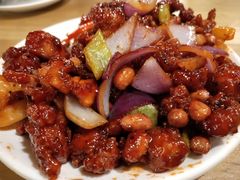 椒香虾仁爆鸡球-陈傻子餐厅(世纪都会店)