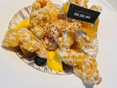 芒果芥未虾丸子-园里前·10年私厨·福建菜(台江万达鳌峰洲店)