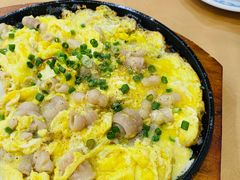 铁板鲨鱼肠焗蛋-众源美食(光复阁店)