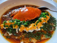 葱油蒸红膏蟹-玫瑰厅上海菜(兴国路店)