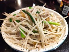 绿豆芽榨菜肉丝-老头儿油爆虾·知味杭州(爱琴海购物中心)