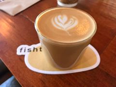 澳洲白咖&nbsp;Flat&nbsp;White-fishtank鱼缸咖啡(三山街店)