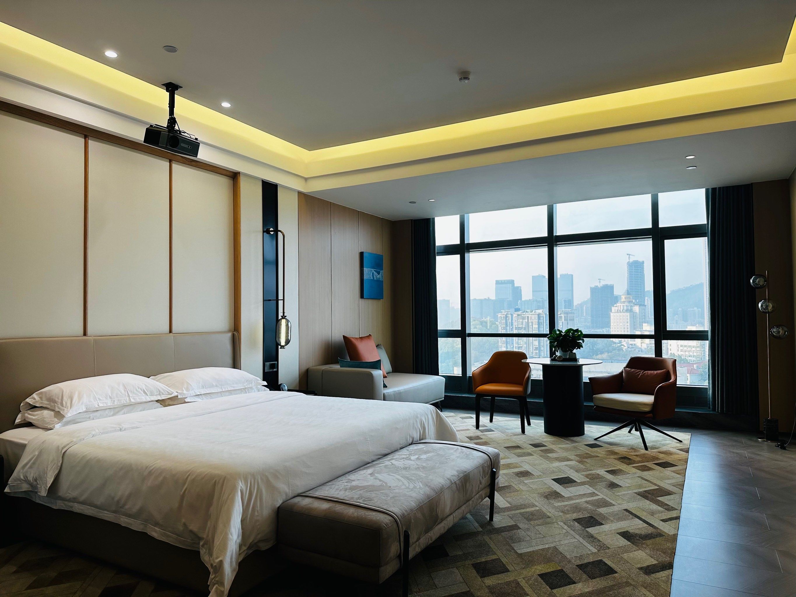 入住珠海五钻酒店,星级待遇,巴适得板.