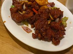 椒香虾仁爆鸡球-陈傻子餐厅(世纪都会店)