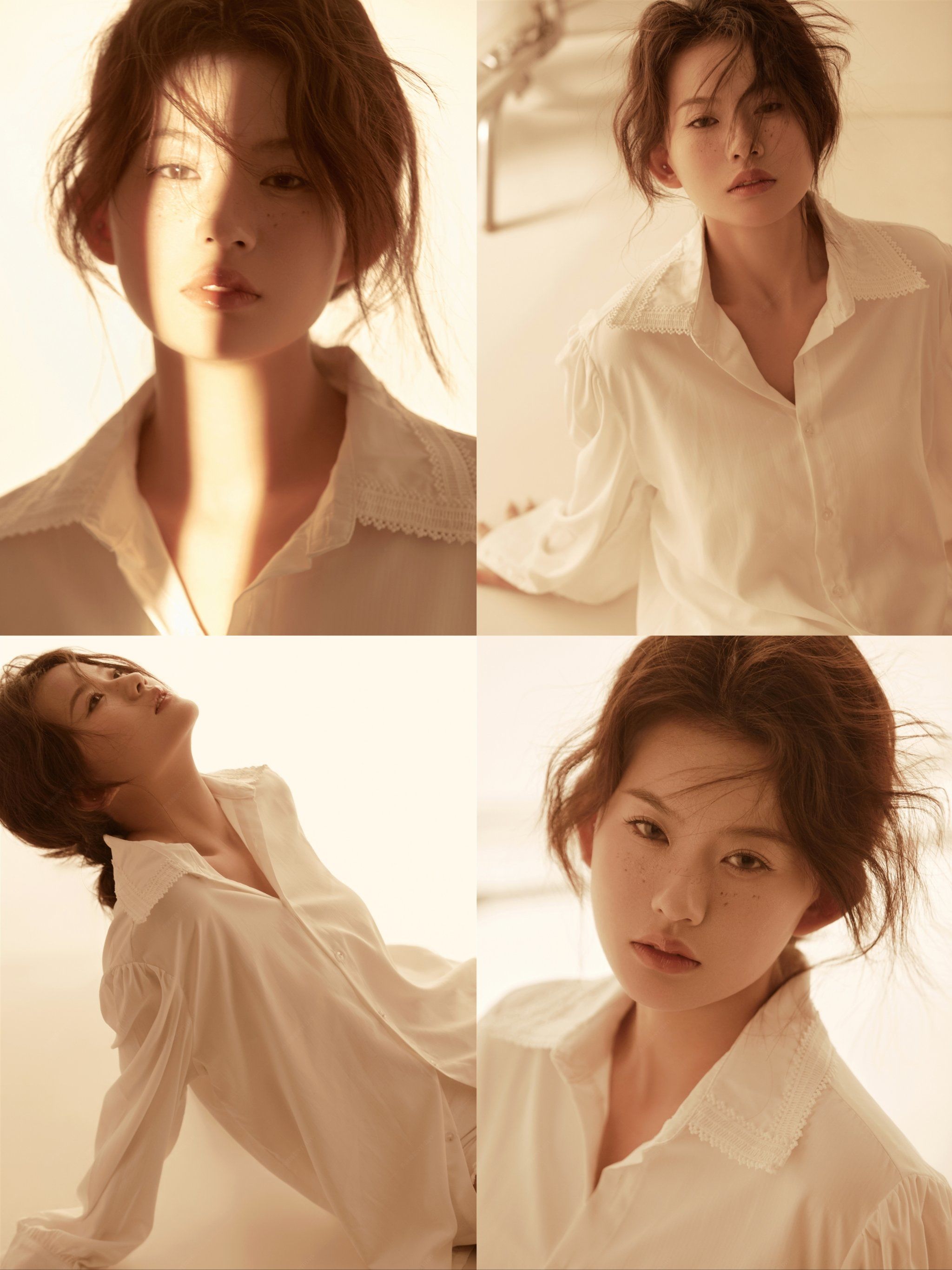 推荐每一位女性都拍的风格,光影情绪衬衫写真