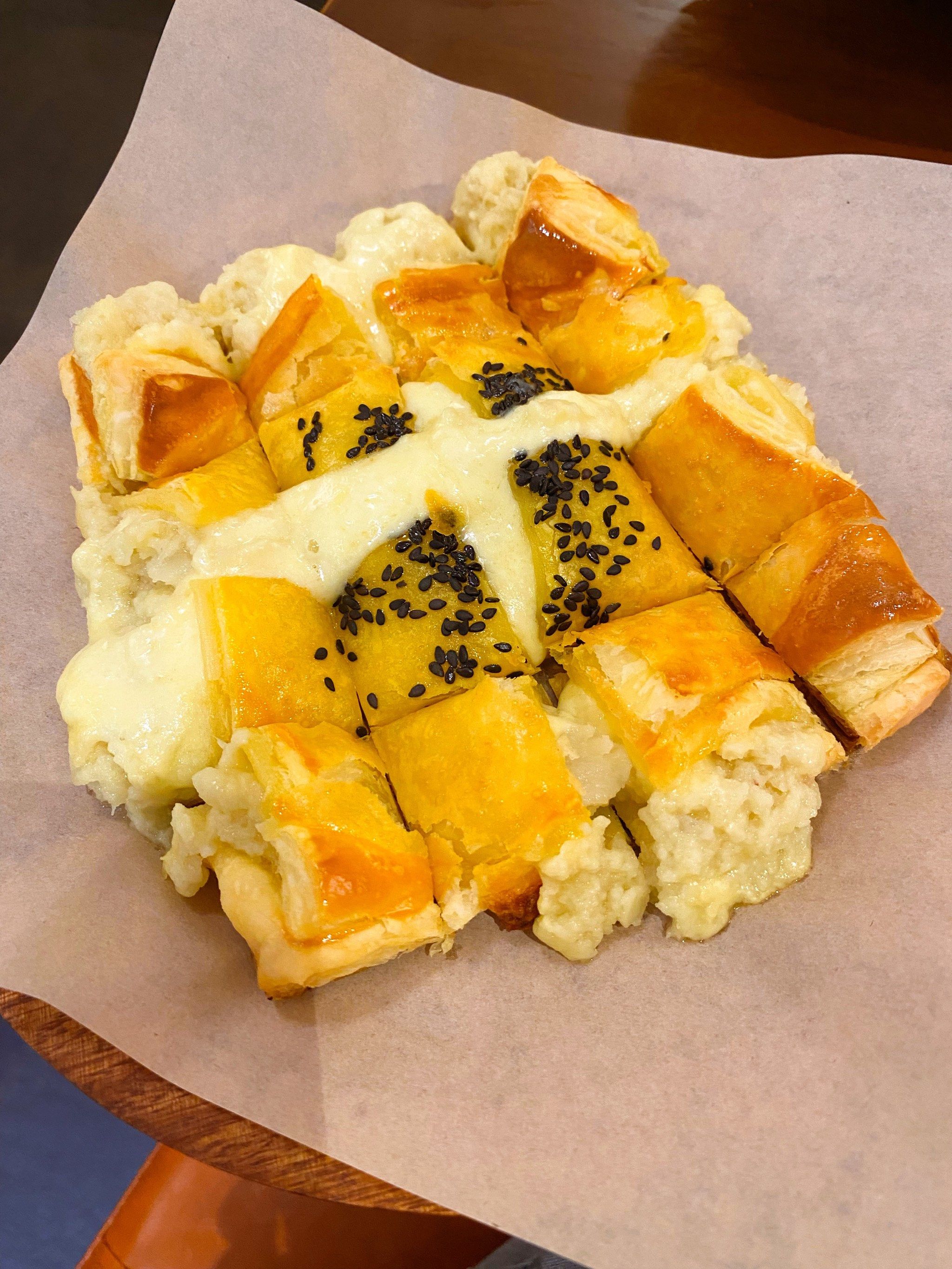 这榴莲饼!简直太绝了!