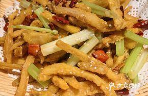 Stuffed Lotus Root Strips