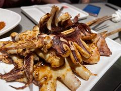 碳烤鱿鱼-丰茂烤串(港旅店)