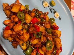 凤梨鸡腿肉-甜阿姨·天台花园私房菜(万松园店)