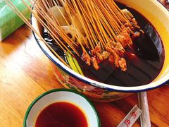 -拈签一笑黄牛肉辣卤串串