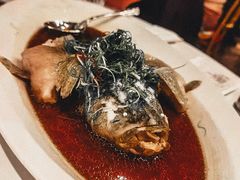 黄油花雕浸笋壳鱼-玫瑰厅上海菜(兴国路店)